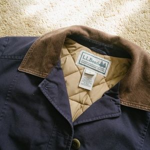 LL Bean Classic Quilted Barn Jacket Men Small